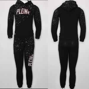 Phillip Plein Junior sparkly sports cheer set